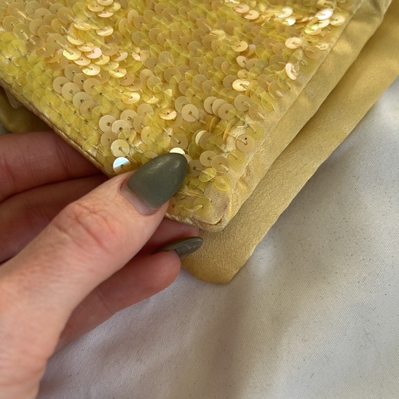 SOLD Prada Yellow Sequined Shoulder Bag - Picture 6 of 13